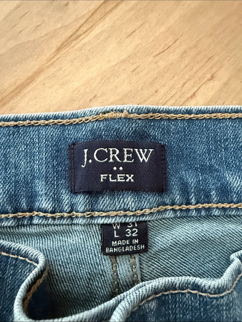 J. Crew Medium Blue Straight-Leg Jeans